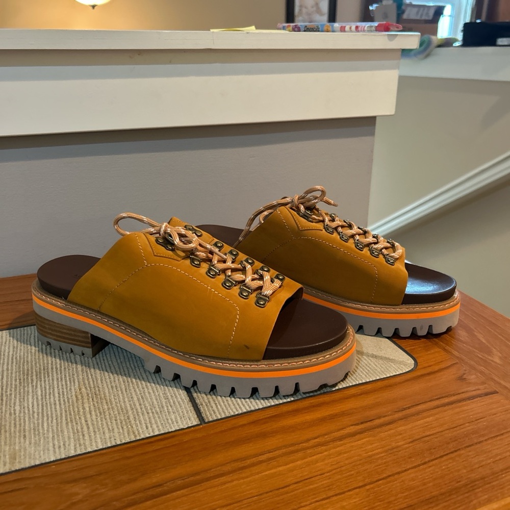 AEROSOLES Mustard Yellow Mules